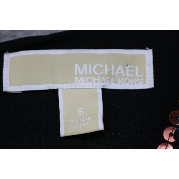 Michael Kors Allover Sequins Jumpsuit-Size Small-Pockets-Evening-Party-Belted - Picture 7 of 13